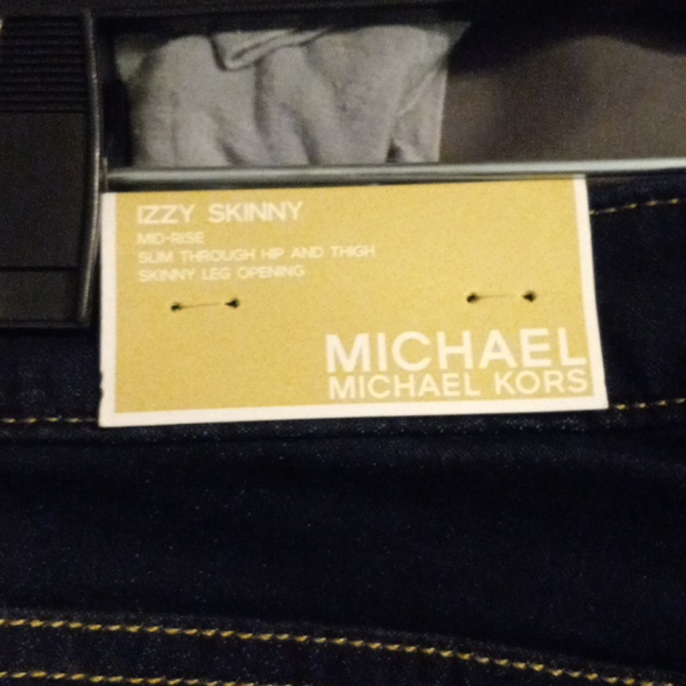 Michael Kors Izzy Skinny Dark Blue Jeans
